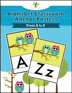 Alphabet Classroom Anchors Posters