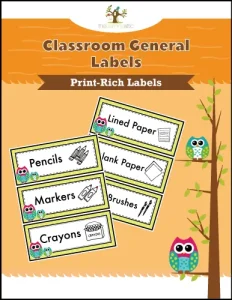 Classroom General Labels