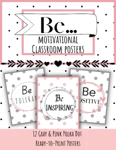 Be...Motivational Classroom Posters Cover
