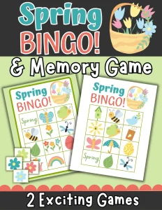 Spring BINGO & Memory Game