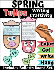 Spring Tulip Writing Craftivity