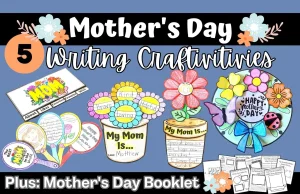 Mother's Day Writing Craftivity & Mother's Day Booklet