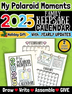 Christmas Craft Parent Holiday Gift 2025 Calendar