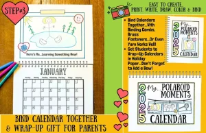 Christmas Craft Parent Holiday Gift 2025 Calendar