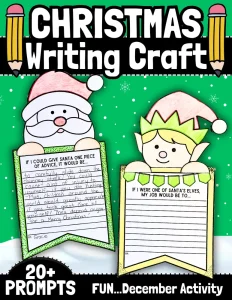 Christmas Writing Crafts December Activities Winter Bulletin Board Display