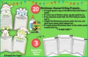 Christmas Writing Crafts December Activities Winter Bulletin Board Display