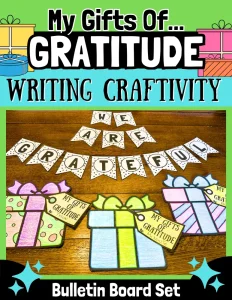 Winter Holiday Christmas Writing Craftivity & Activity December Bulletin Board