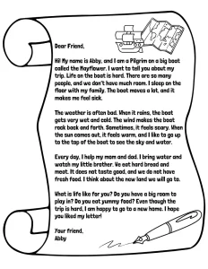 Thanksgiving Pilgrim Craft & Project Bulletin Board November Art Activity