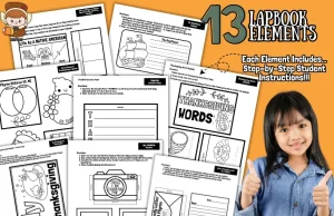 Thanksgiving Craft + Art & Writing Project | My Thankful Lapbook + November