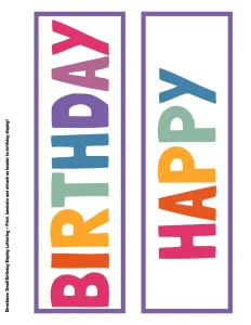 RAINBOW Birthday Bulletin Board, EDITABLE Birthday Display, Classroom Decor