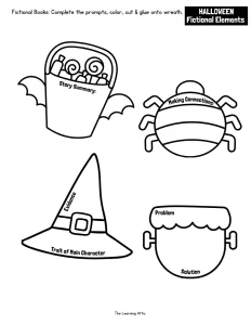 HALLOWEEN Book Report, October Reading Activity & Reading Comprehension K-6