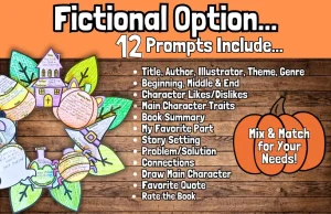 HALLOWEEN Book Report, October Reading Activity & Reading Comprehension K-6