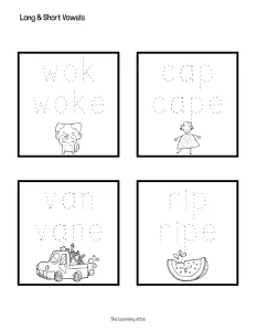 Long and Short Vowels Phonics Flipbooks, 300+ Word Families Fluency Flip Books