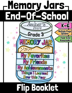 Mason Jar End-of-the-Year School Memory Flip Book Craft