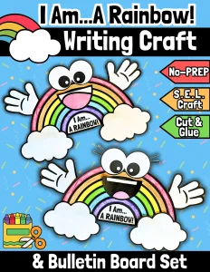 Rainbow Craft Spring Writing Activity March Bulletin Boards Back-To-School S.E.L