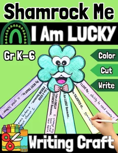 St. Patty's Day Craft St. Patrick's Writing March Activity Bulletin Board Set
